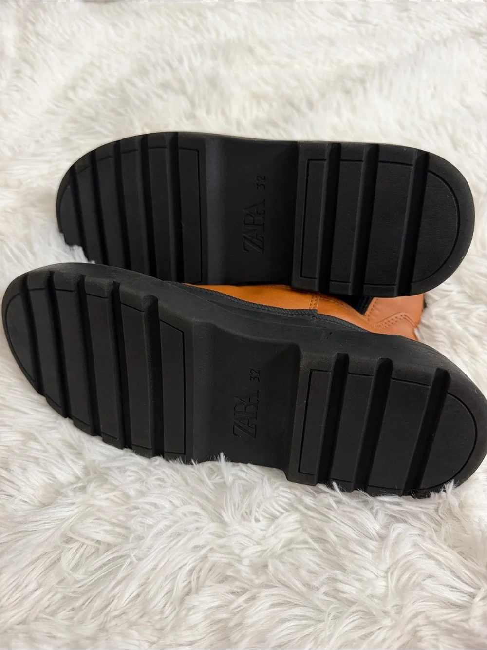 Zara Kids Rubber Toe Cap Ankle Boots